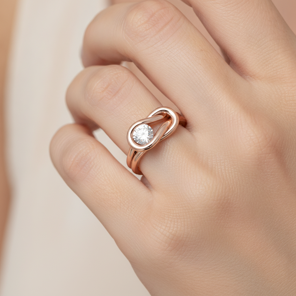 Perfect Fiesta Solitaire Ring In 925 Sterling Silver - Thirteen