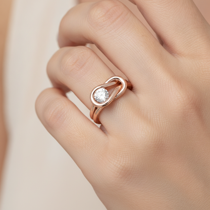 Perfect Fiesta Solitaire Ring In 925 Sterling Silver - Thirteen