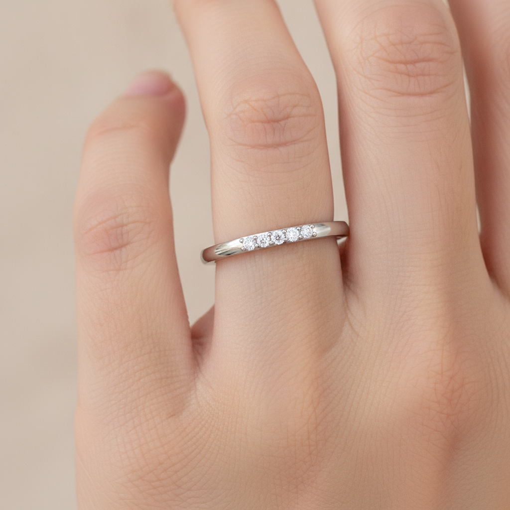 Mirinda Stackable Ring In 925 Sterling Silver - Thirteen