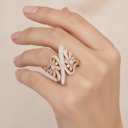 Mojito Stylish Diamond Ring - Thirteen
