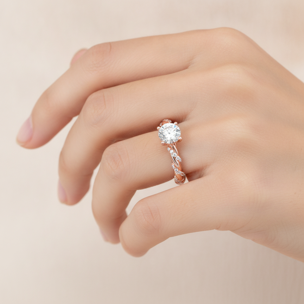 Charmed Diamond Ring In 925 Sterling Silver - Thirteen