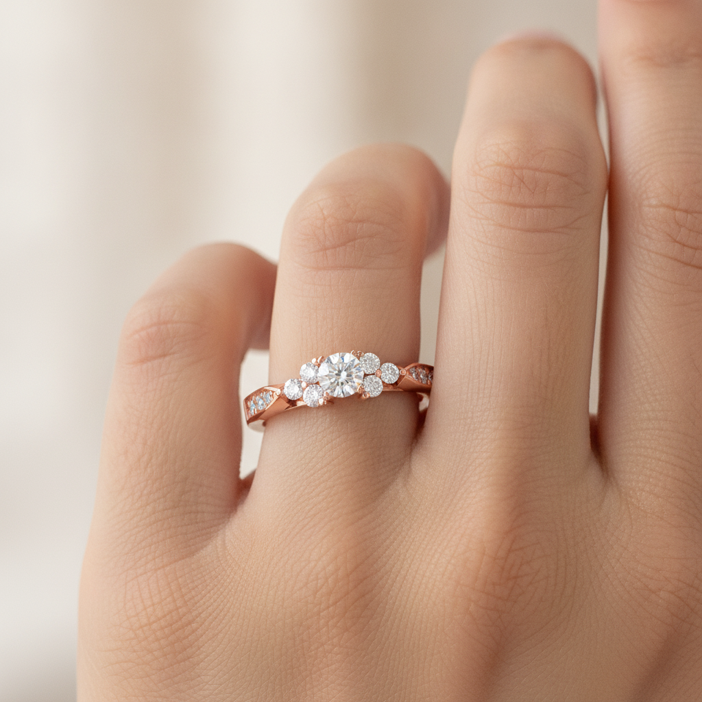 Ineffable Solitaire Ring In 925 Sterling Silver - Thirteen