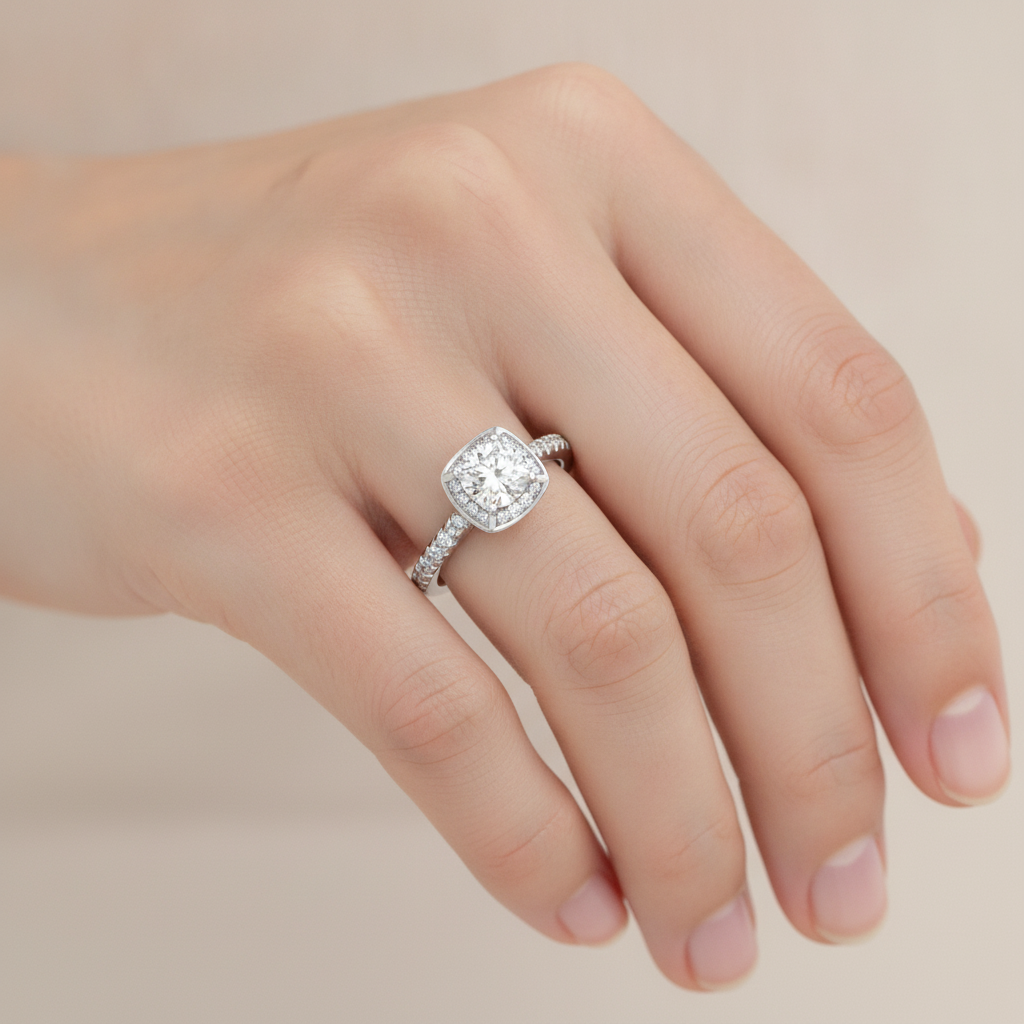 Imbrication Halo Ring - Thirteen