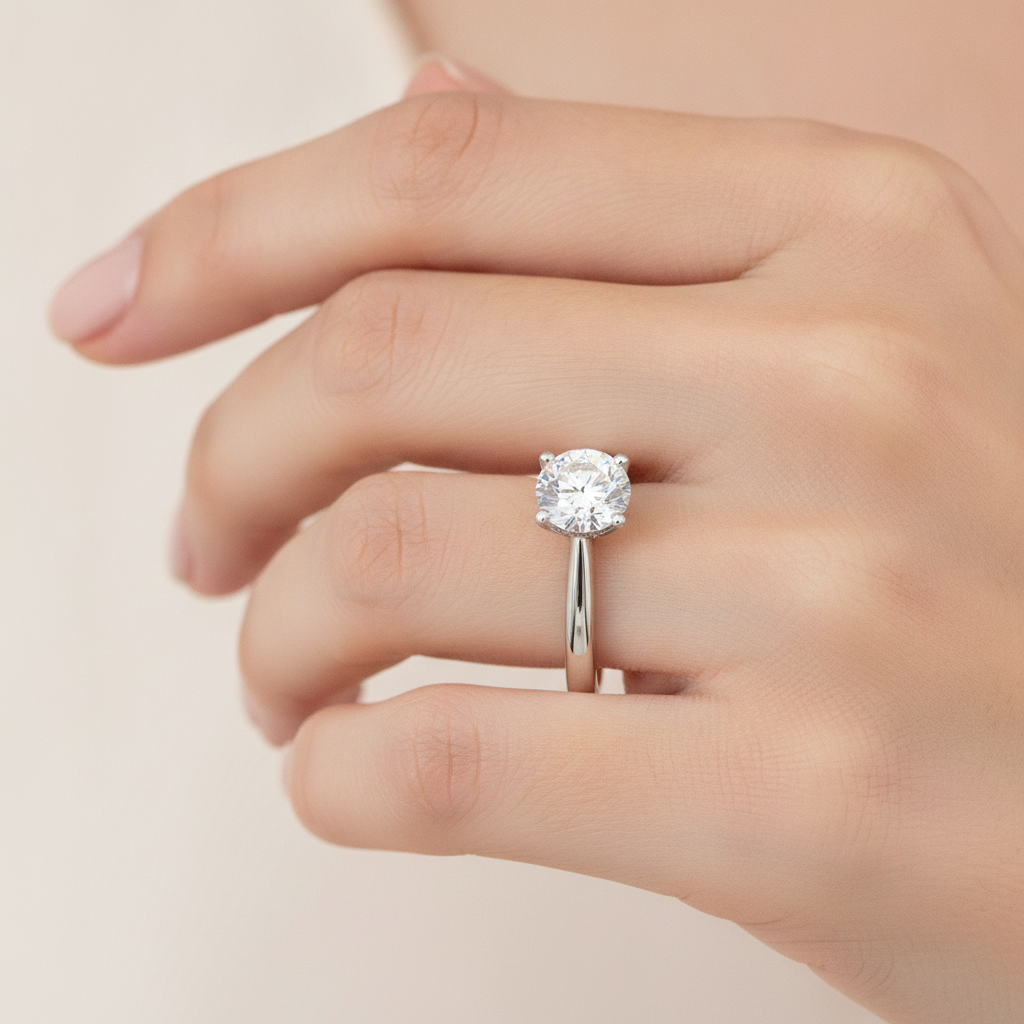 Engaging Solitaire Ring - Thirteen