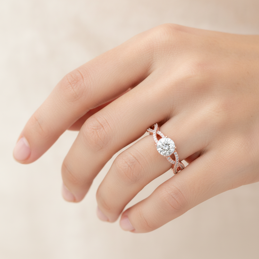 Unsurprisingly Diamond Ring In 925 Sterling Silver - Thirteen