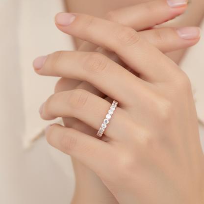 Forever Gems Stackable Ring In 925 Sterling Silver - Thirteen