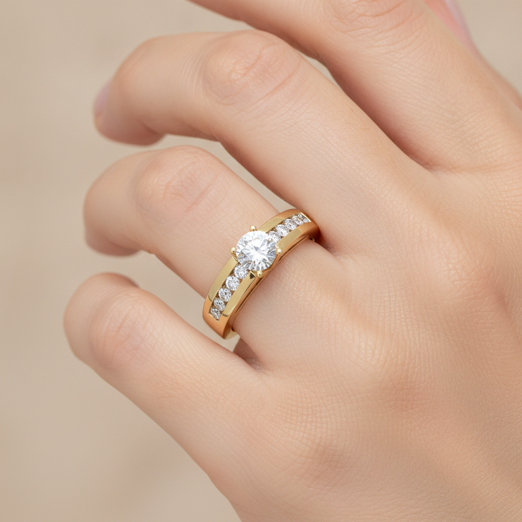 Royal Solitaire Ring In 925 Sterling Silver - Thirteen