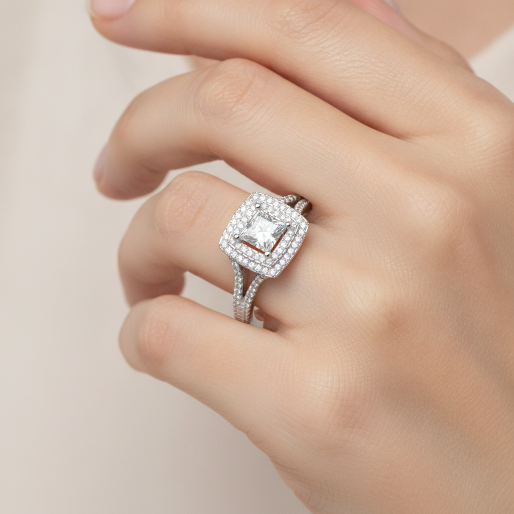 Beautiful Solitaire Ring - Thirteen