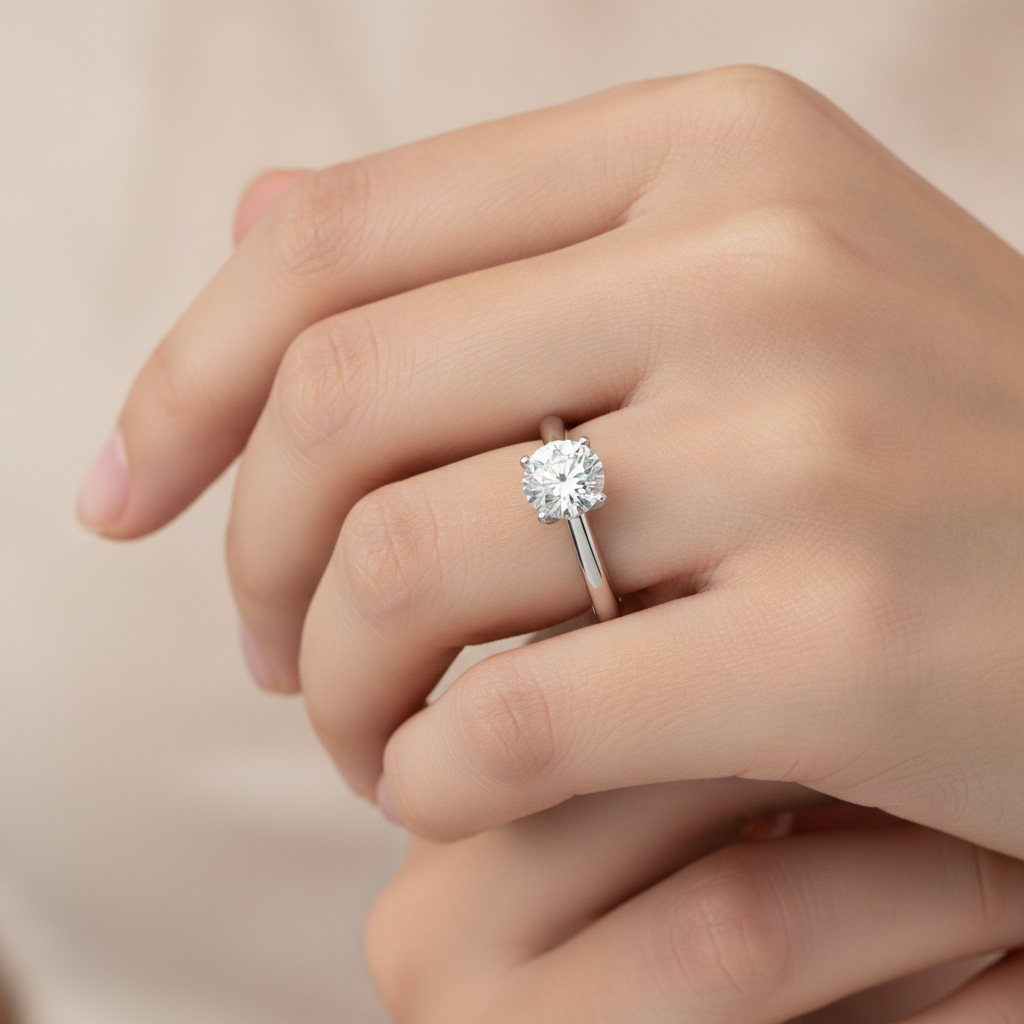 Coquillage Classic Solitaire Ring - Fourteen