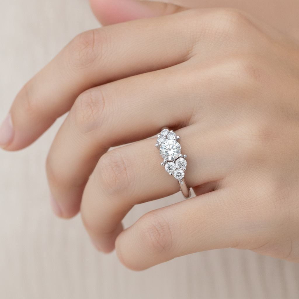 The Fearless Solitaire Ring In 925 Sterling Silver - Thirteen