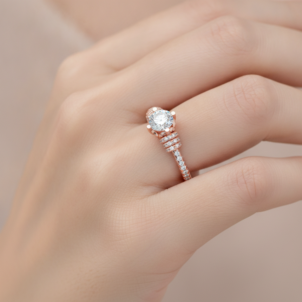 Wave Diamond Ring - Thirteen