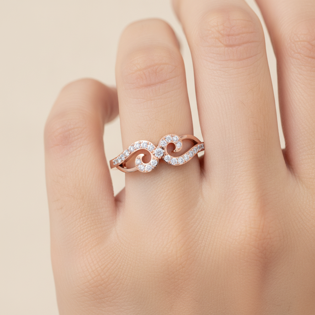 Floral Eve Ring In 925 Sterling Silver - Thirteen