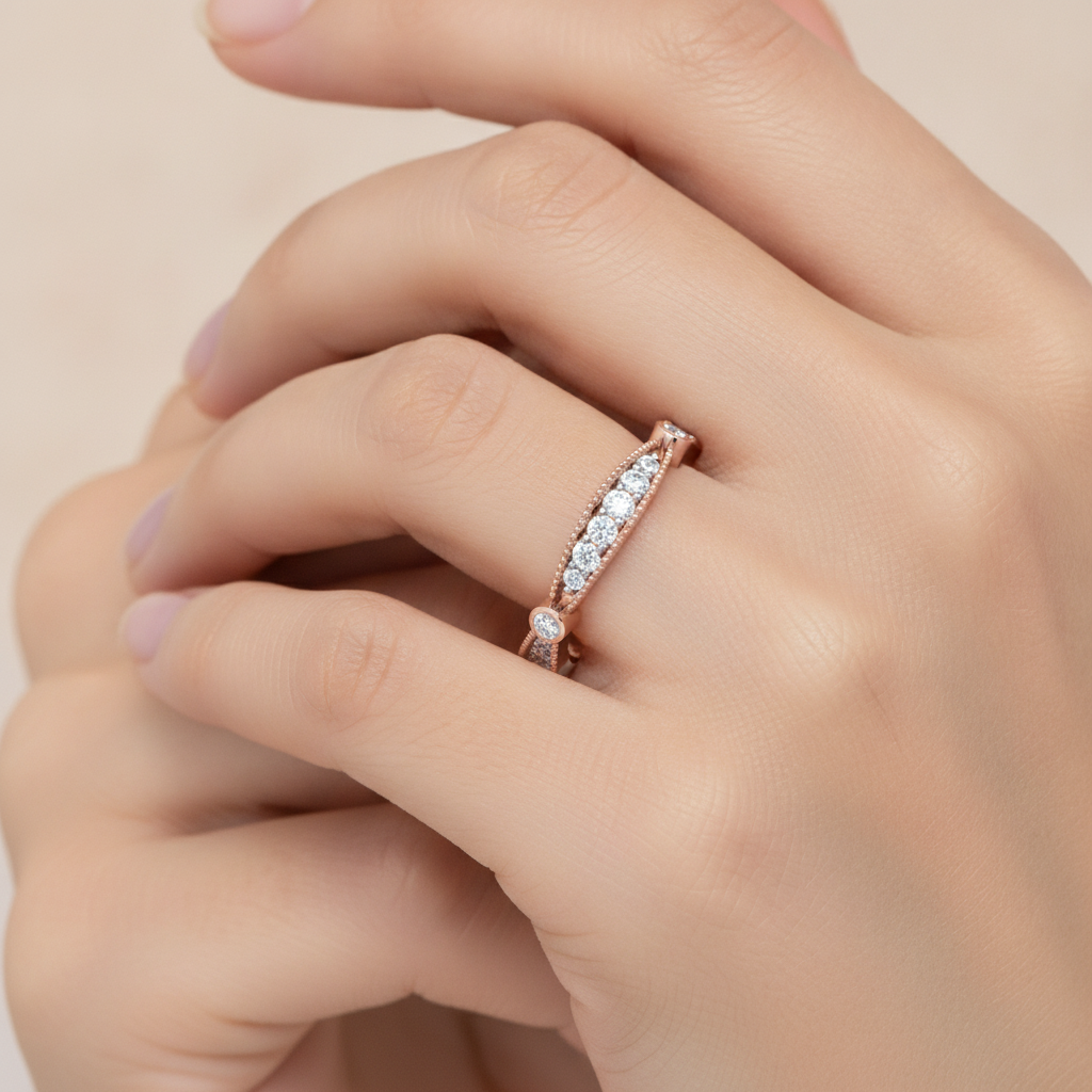 Queenie Bud Eternity Ring - Thirteen