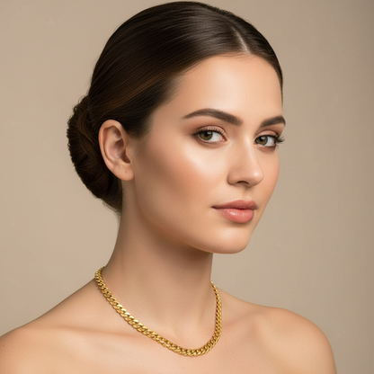 Cuban Link Chain Necklace 21 Inch 5.5 Mm Width - Five