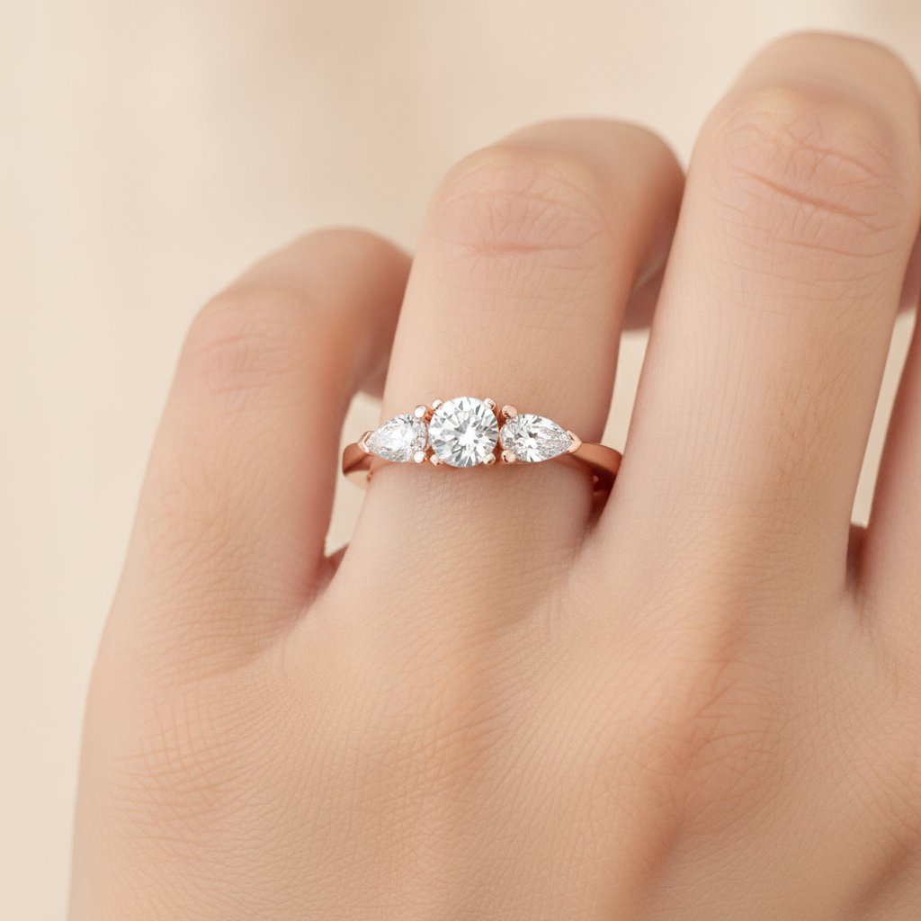 Jewel In The Crown Promise Ring In 925 Sterling Silver - Thirteen