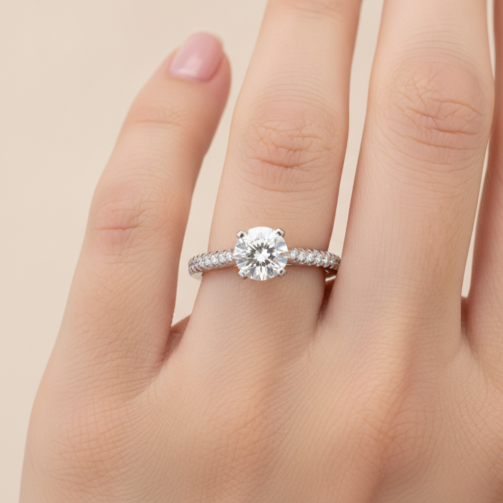 High Minded Solitaire Ring - Thirteen
