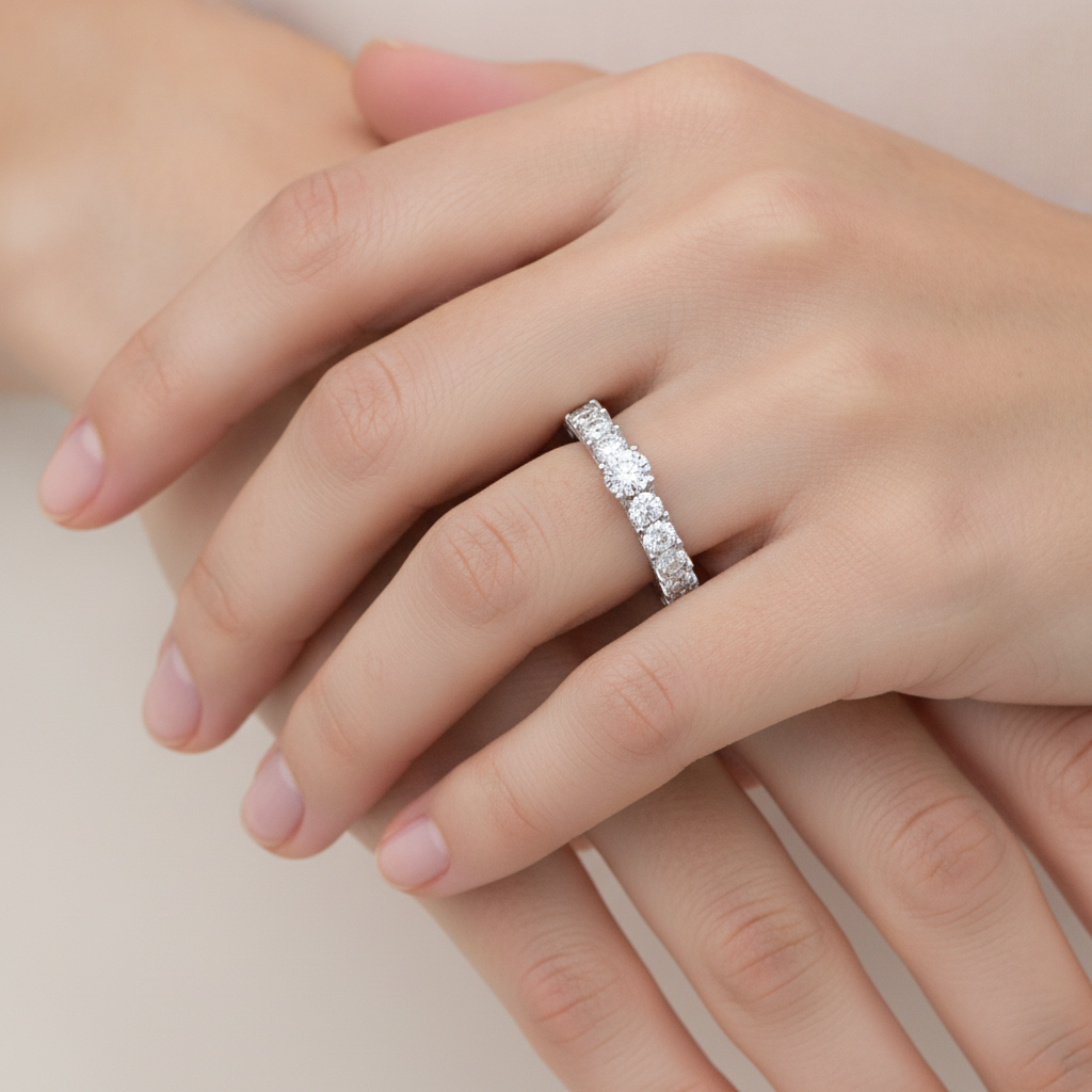 The Flattering Solitaire Ring - Thirteen