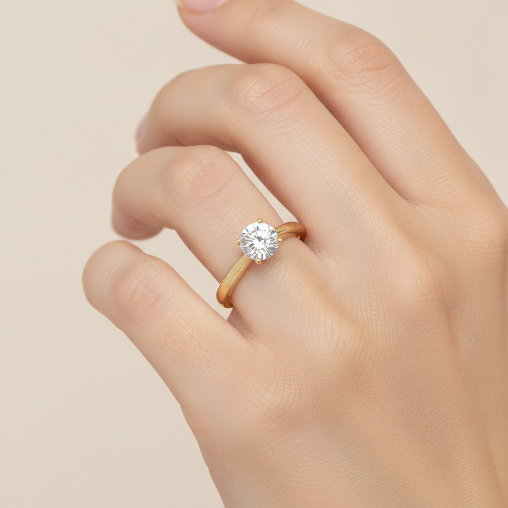 Offing Solitaire Ring - Thirteen