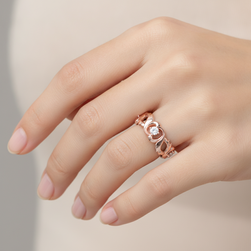 Ocean Pink Cluster Ring - Thirteen