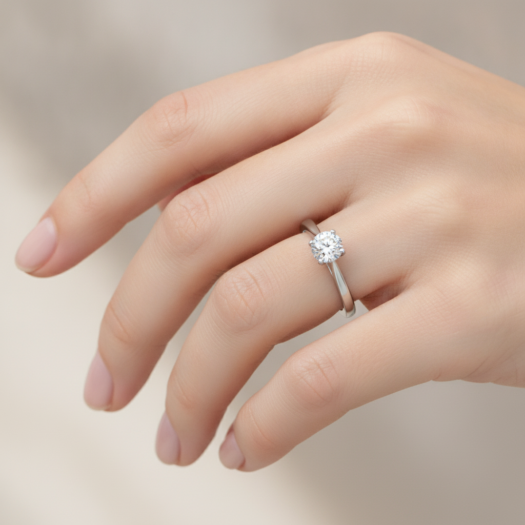 The Decent Single Stone Ring - Thirteen