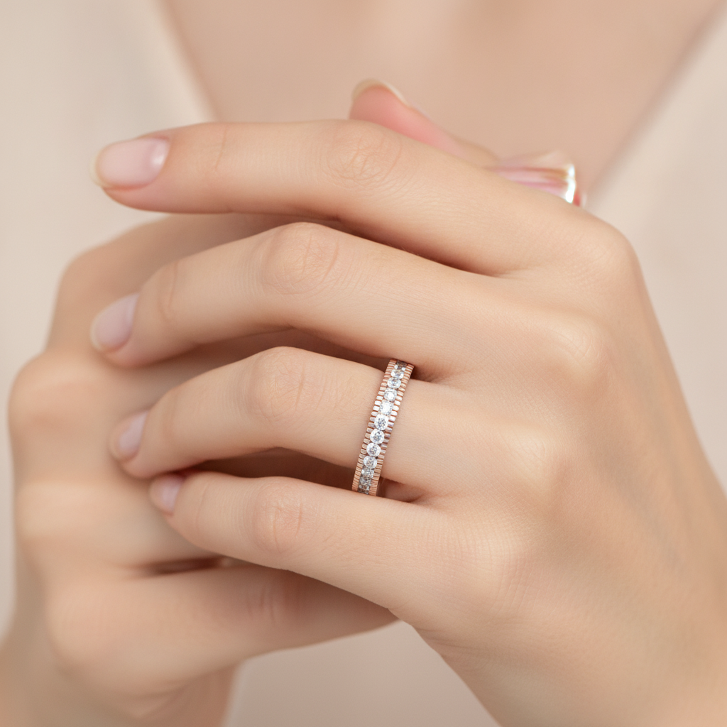 Jolly Lush Stackable Ring In 925 Sterling Silver - Thirteen