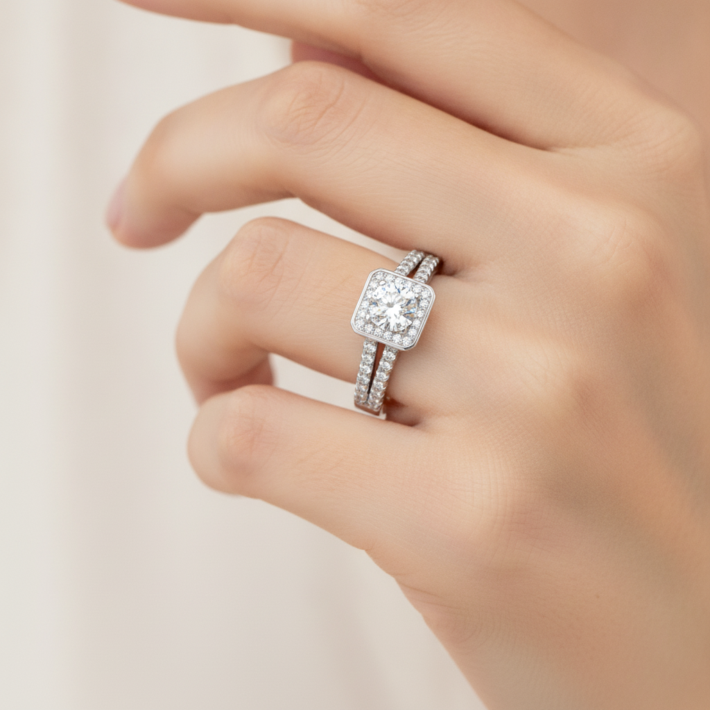 The Deslumbrante Bridal Set In 925 Sterling Silver - Thirteen