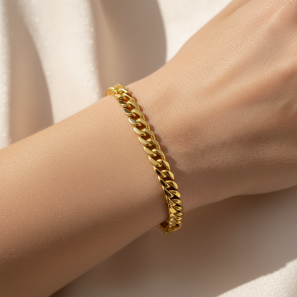 Cuban Link Chain Bracelet For Men And Women - Five