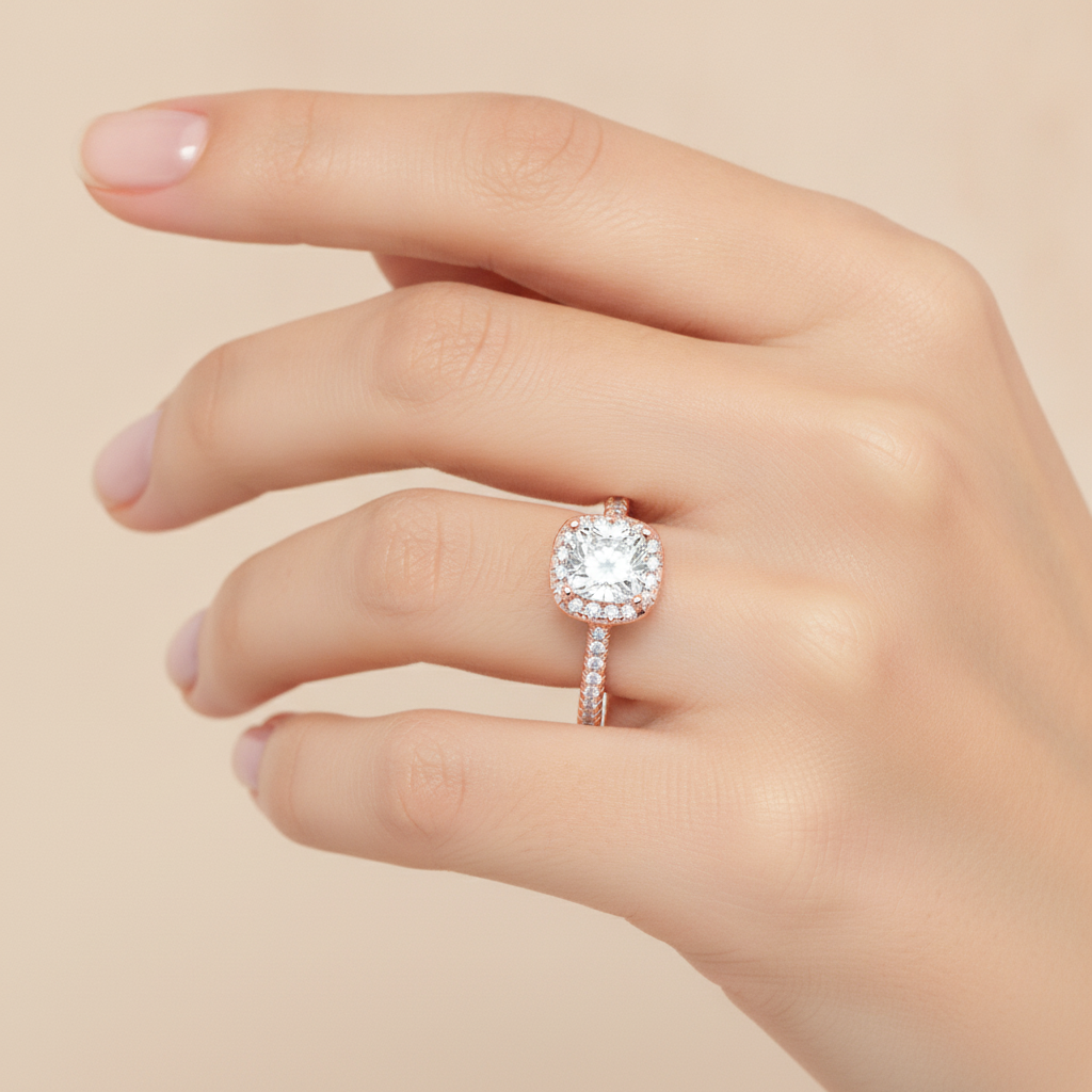 Ingenious Solitaire Ring In 925 Sterling Silver - Thirteen