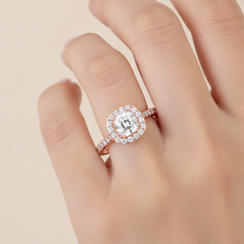 Graceful Solitaire Ring In 925 Sterling Silver - Thirteen