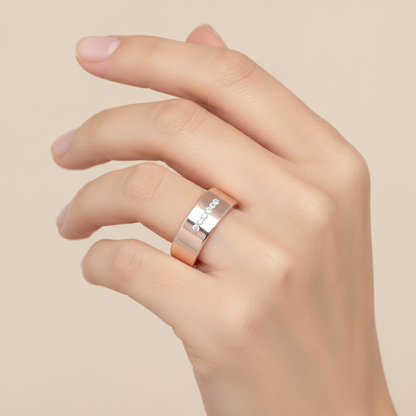 Glamours Broad Band Ring - Thirteen