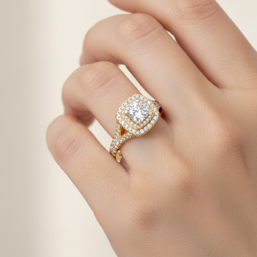 Style Solitaire Ring In 925 Sterling Silver - Thirteen
