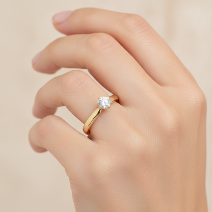 Ebullient Classic Solitaire Ring - Thirteen