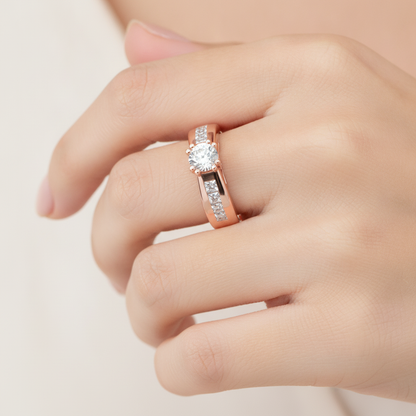 Glory Solitaire Ring In 925 Sterling Silver - Thirteen