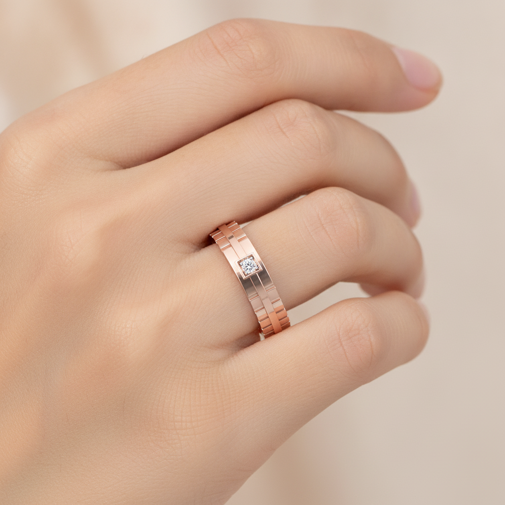 Acapulco Single Stone Ring In 925 Sterling Silver - Thirteen