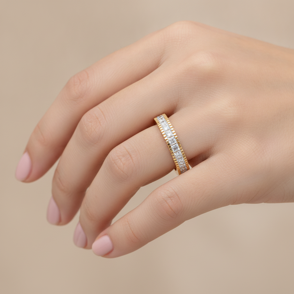 Bela Floro Stackable Ring In 925 Sterling Silver - Sixteen