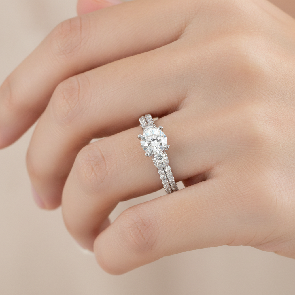 Elight Tri Stone Ring - Thirteen