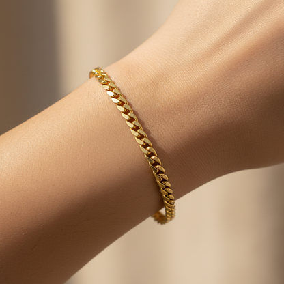 4 Mm Cuban Bracelet - Six