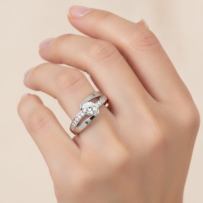 The Perfect Engagement Ring In 925 Sterling Silver - Thirteen