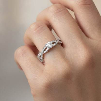 Macizo Solitaire Ring In 925 Sterling Silver - Thirteen