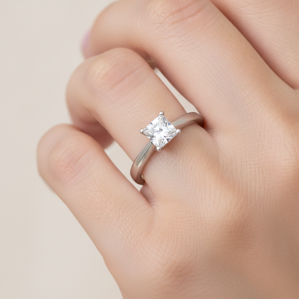 The Miraculous Solitaire Ring In 925 Sterling Silver - Thirteen