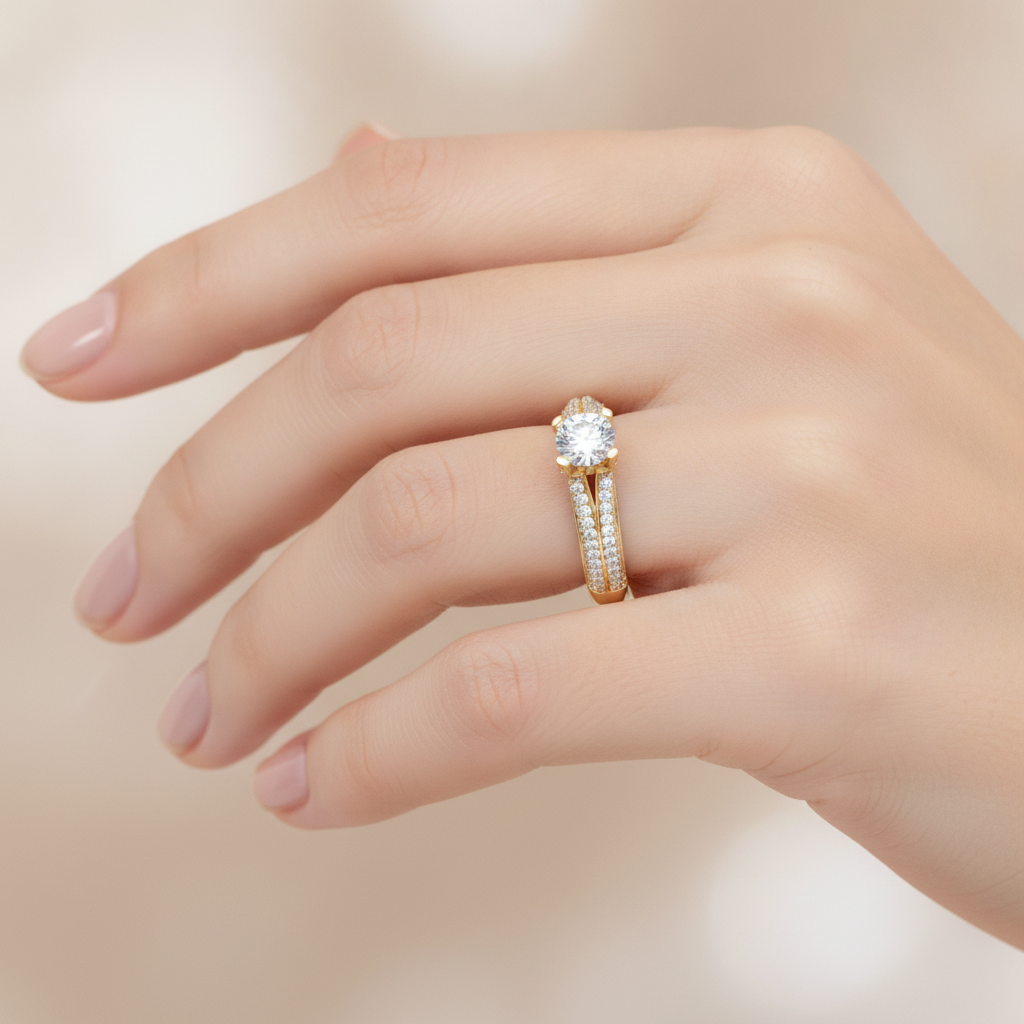 Guapo Solitaire Ring In 925 Sterling Silver - Thirteen