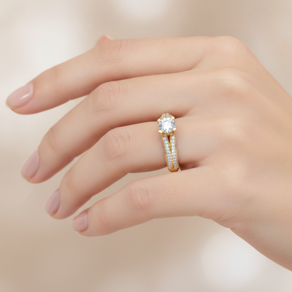 Guapo Solitaire Ring In 925 Sterling Silver - Thirteen