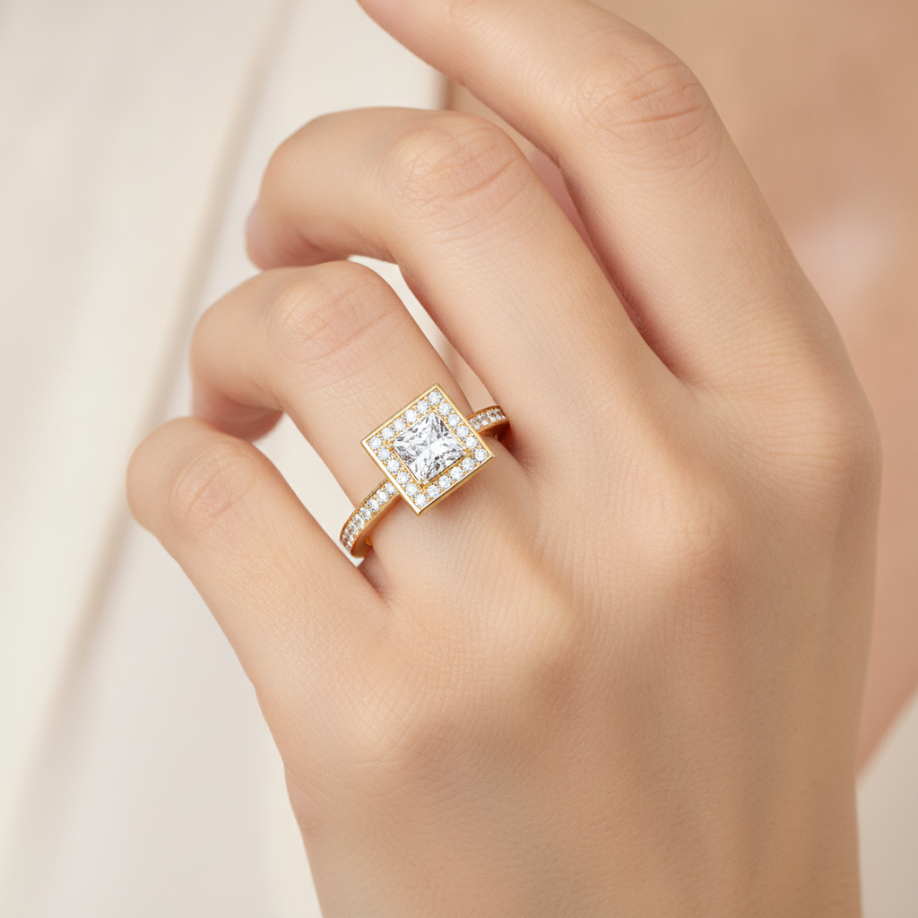 Rios Solitaire Ring In 925 Sterling Silver - Thirteen