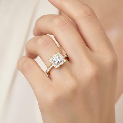 Rios Solitaire Ring In 925 Sterling Silver - Thirteen