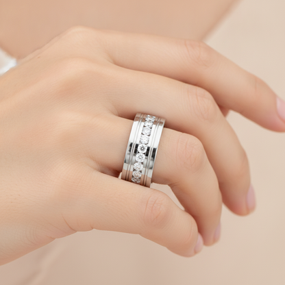 Prestige Men's Broad Band Ring - Thirteen