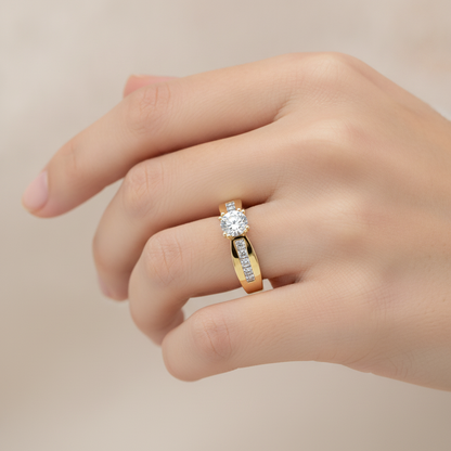 Choice Solitaire Ring In 925 Sterling Silver - Thirteen