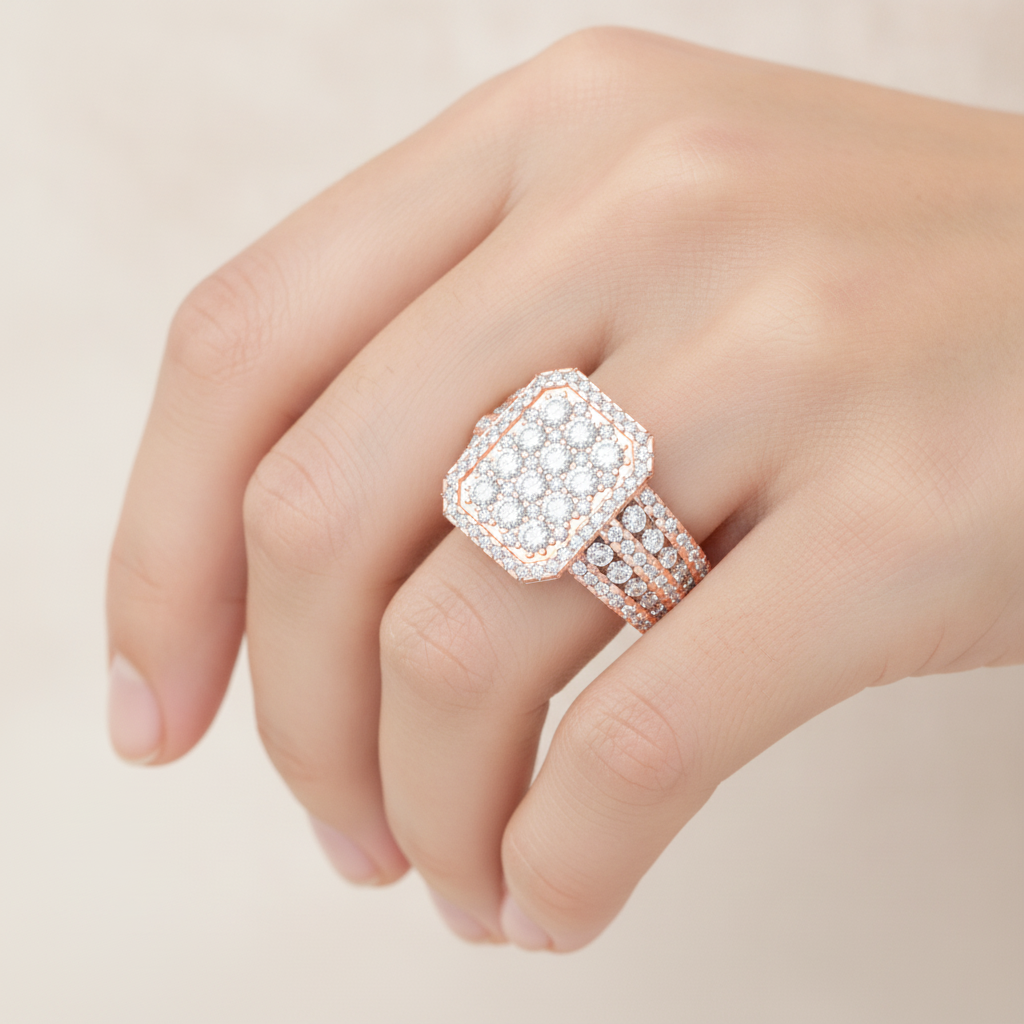 Celestial Diamond Men's Ring In 925 Sterling Silver - Thirteen