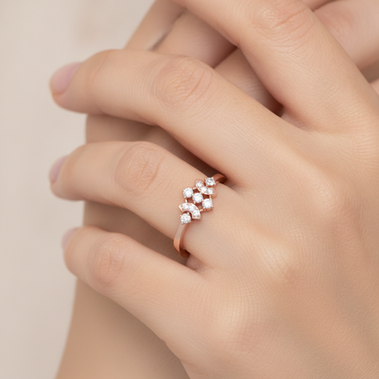 Miracle Curve Ring In 925 Sterling Silver - Thirteen