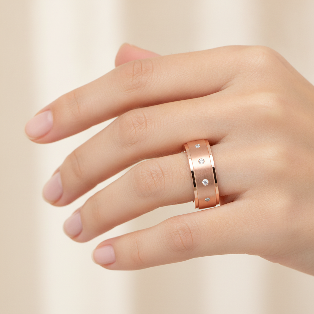 Divine Men's Broad Band Ring - Thirteen