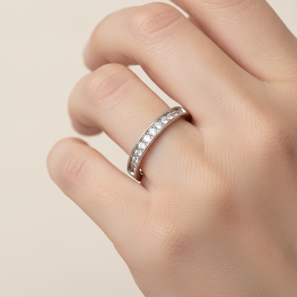 The Joyful Half Eternity Ring - Thirteen